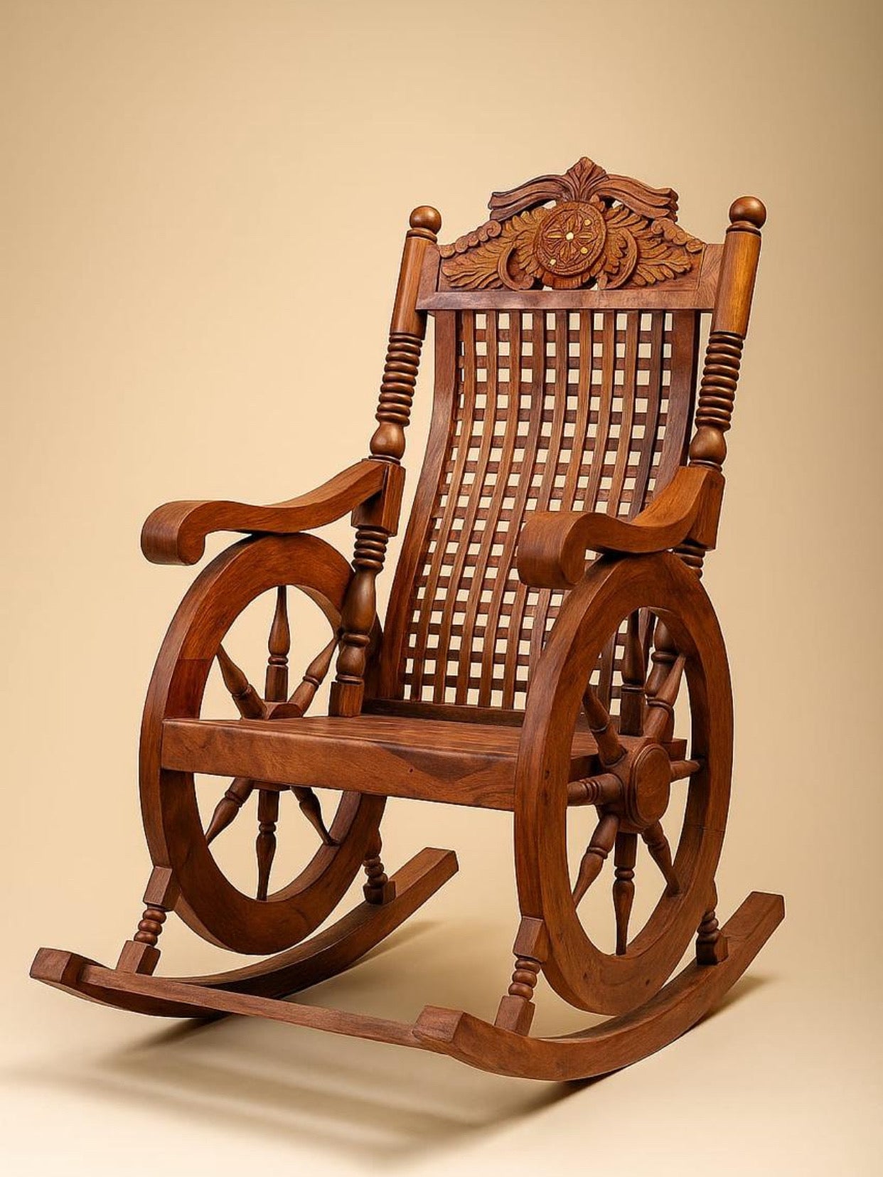 Sheesham Wooden rocking chair by icare gifts